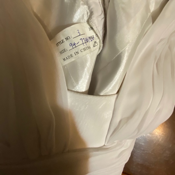 Grecian Style Wedding Prom Dress - Picture 7 of 8